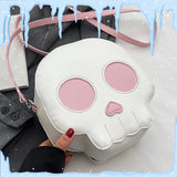 Skulled Head Novelty Leather Bag