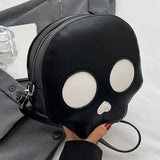 Skulled Head Novelty Leather Bag